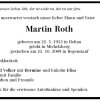 Roth Martin 1953-2009Todesanzeige